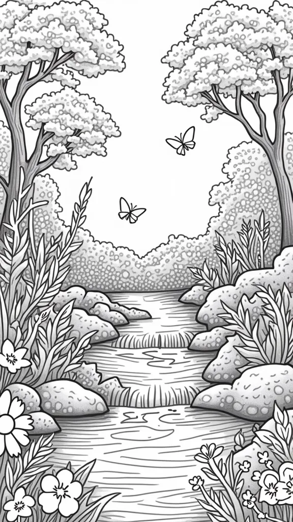 stress relief relaxing coloring pages